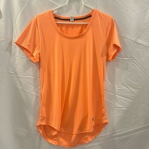 Orange under armour athletic shirt